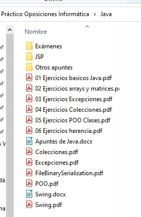 Práctico Oposiciones Secundaria Informática