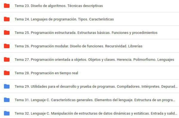 Temas Oposiciones Secundaria Informática Temas Oposiciones Secundaria Informática
