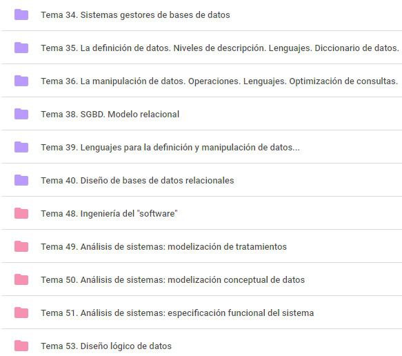 Temas Oposiciones Secundaria Informática Temas Oposiciones Secundaria Informática